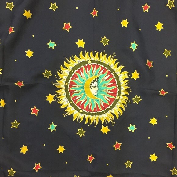 119160E V Christian Dior Scarf Multicolor Silk 100% - Picture 5 of 9